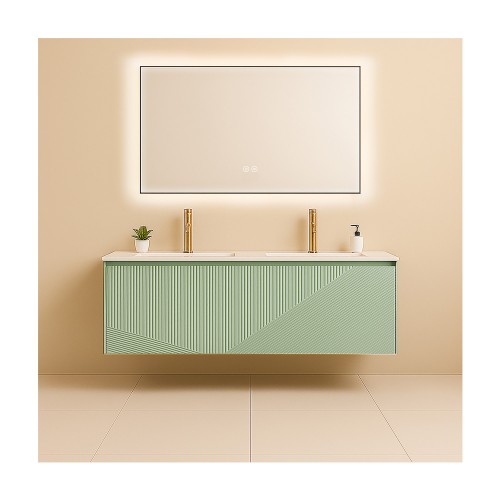 Vanity Parallel Light Green 1200